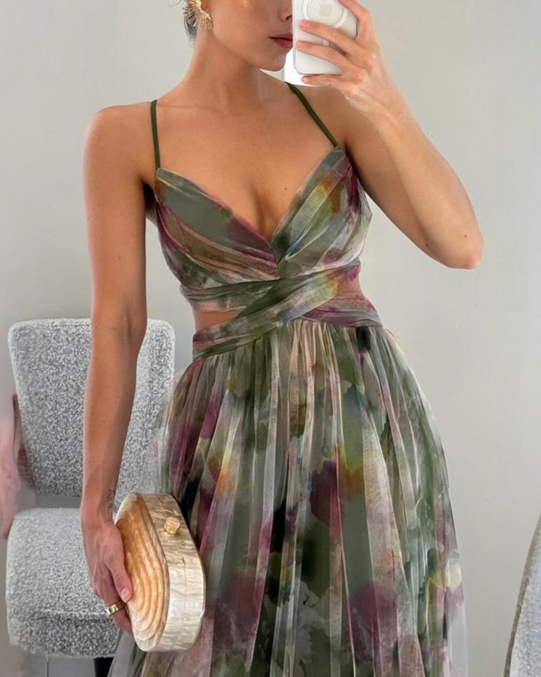 Orelavine™ Maxi Charming Floral Dress in Elegant Style