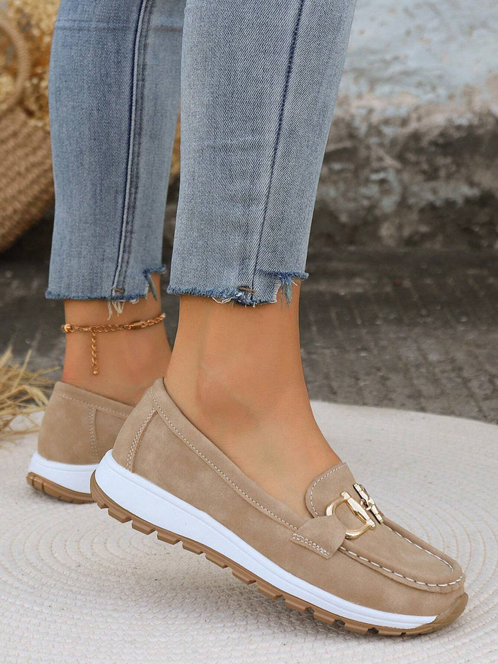 Elly™ Chic Buckle Loafers