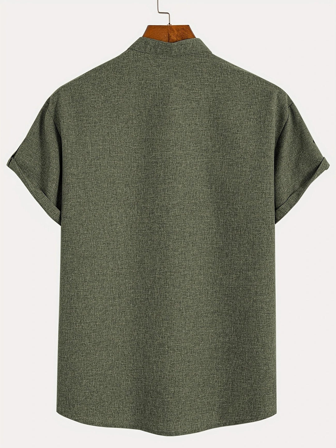 Hayes™ Elegant Short Sleeve High Collar Shirt
