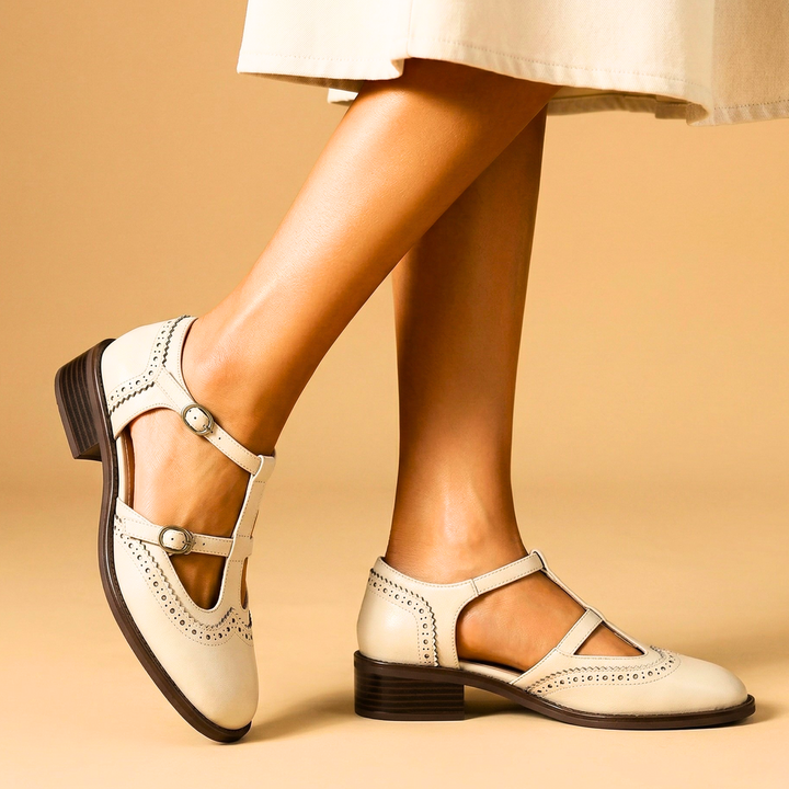 Lucienne™ Leather Mary Janes