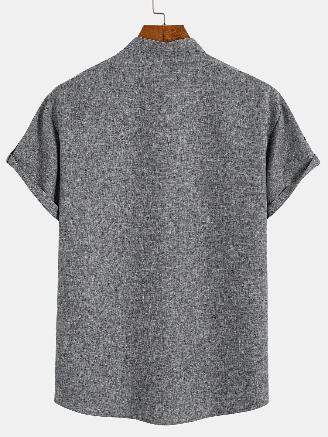 Hayes™ Elegant Short Sleeve High Collar Shirt