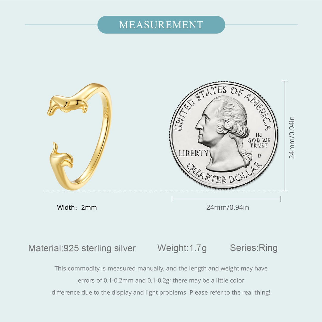 Perrira™ Minimalist Dachshund Ring