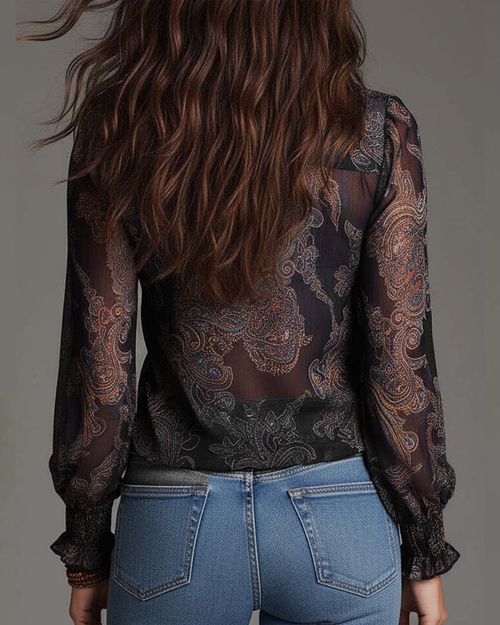 Arden™ Elegant Blouse with Half Zipper and Modern Cut