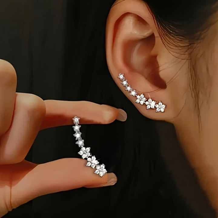Soreya™ Elegant Floral Earrings with Timeless Style