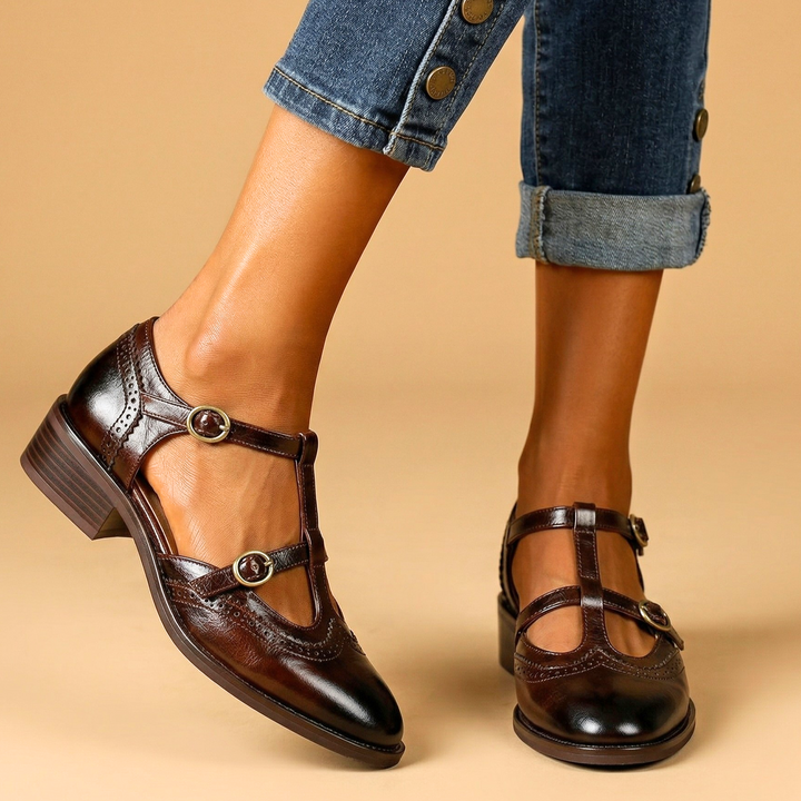 Lucienne™ Leather Mary Janes
