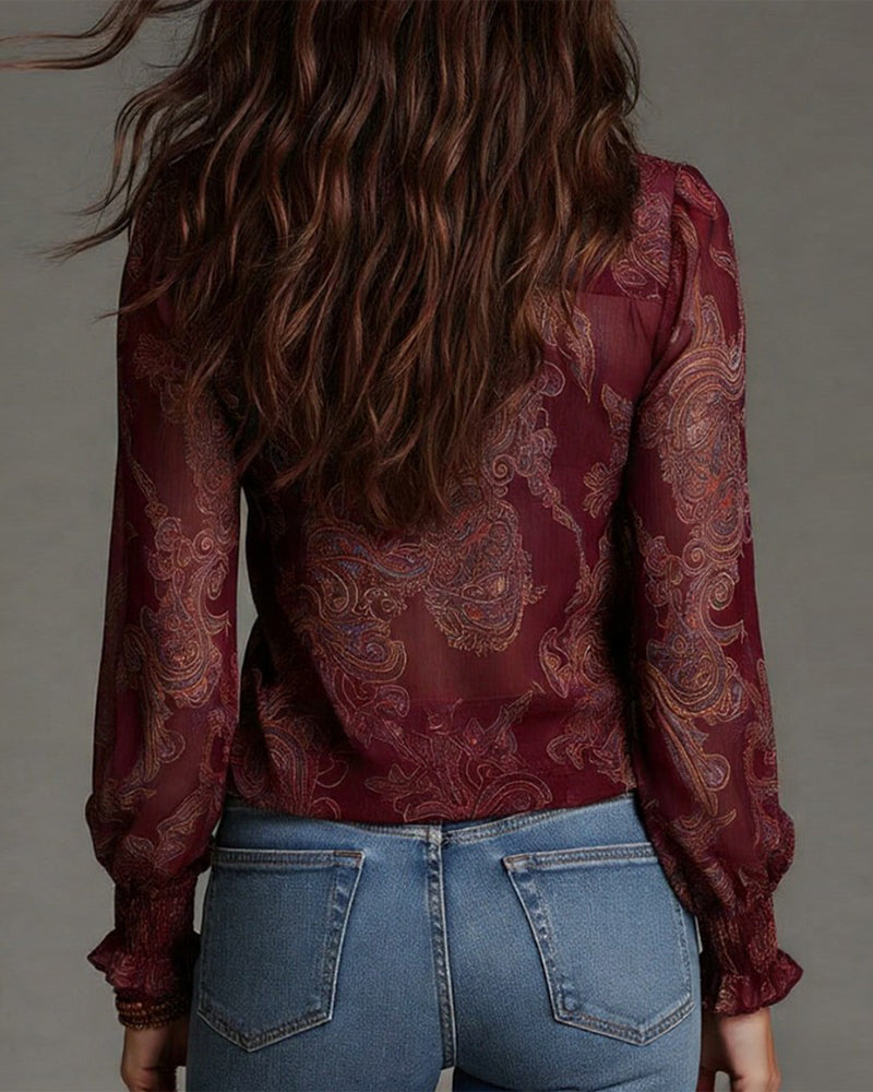 Arden™ Elegant Blouse with Half Zipper and Modern Cut