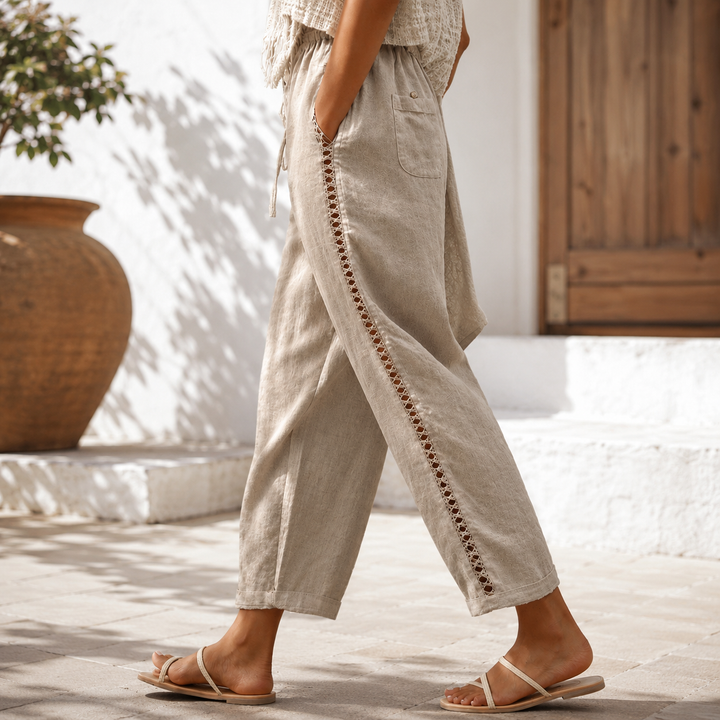 Elara™ Relaxed Linen Blend Pants