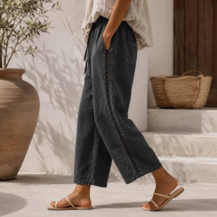 Elara™ Relaxed Linen Blend Pants