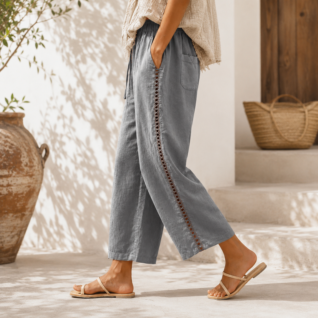Elara™ Relaxed Linen Blend Pants
