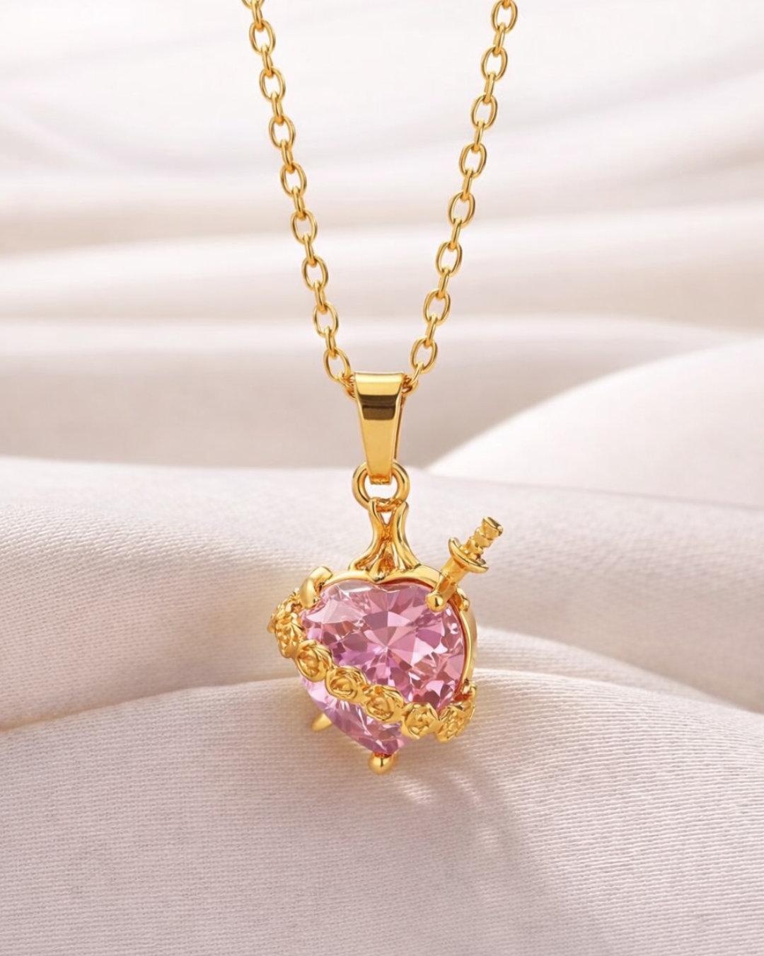 Pippa™ Immaculate Heart of Mary Necklace (Gold Plated)