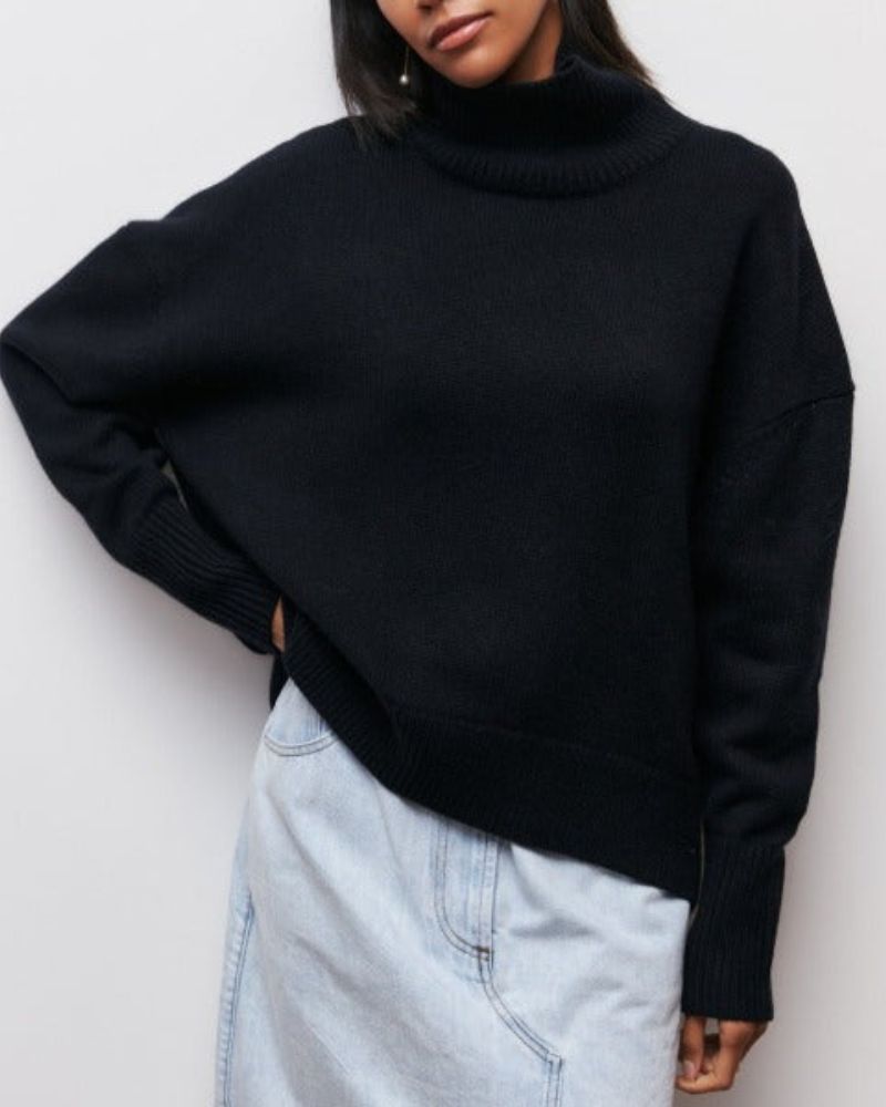 Evy™ Chic Turtleneck Knit Jumper