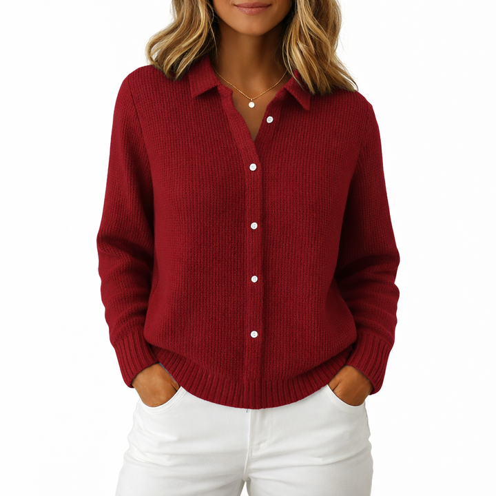 Bella™ Classic Fine Knit Cardigan with Buttons