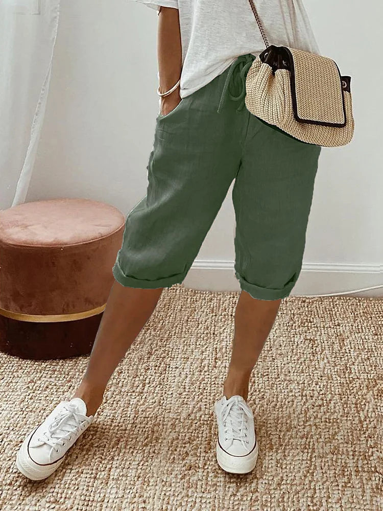 Elisa™ Linen Blend Shorts