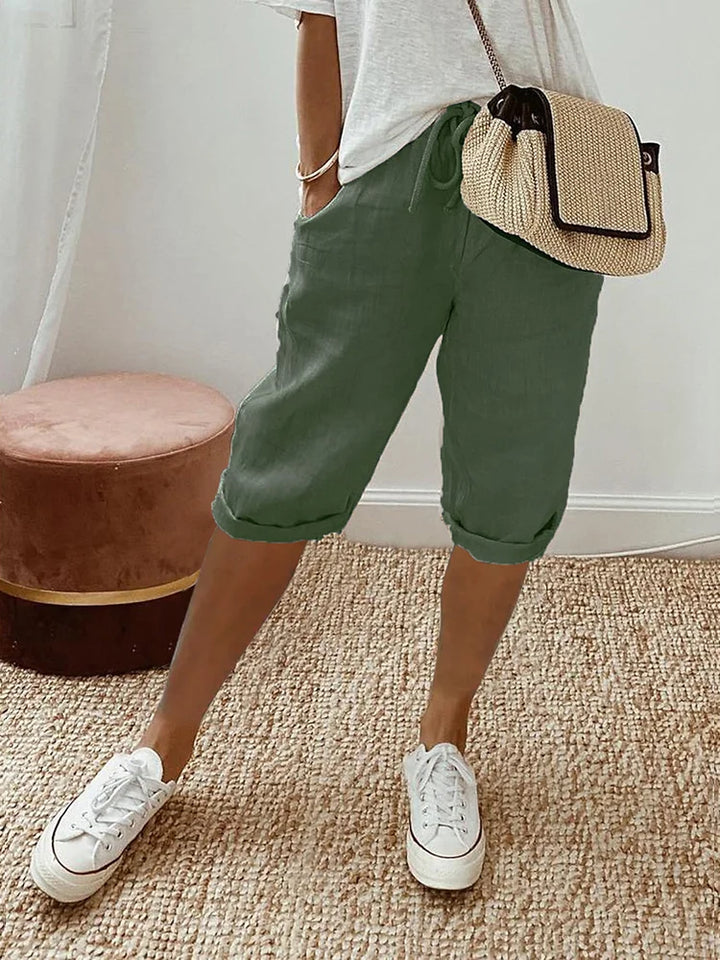 Elisa™ Linen Blend Shorts