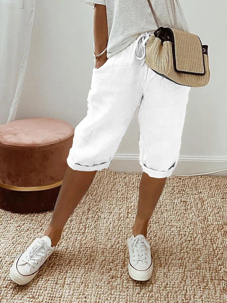 Elisa™ Linen Blend Shorts