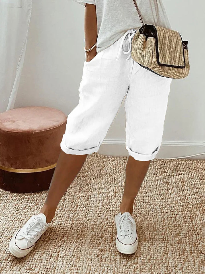 Elisa™ Linen Blend Shorts