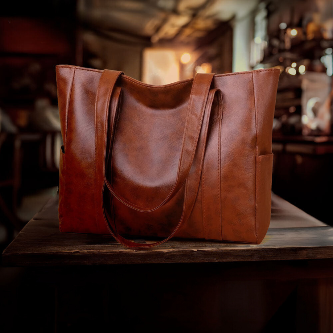 Abigail™ Leather Tote Bag