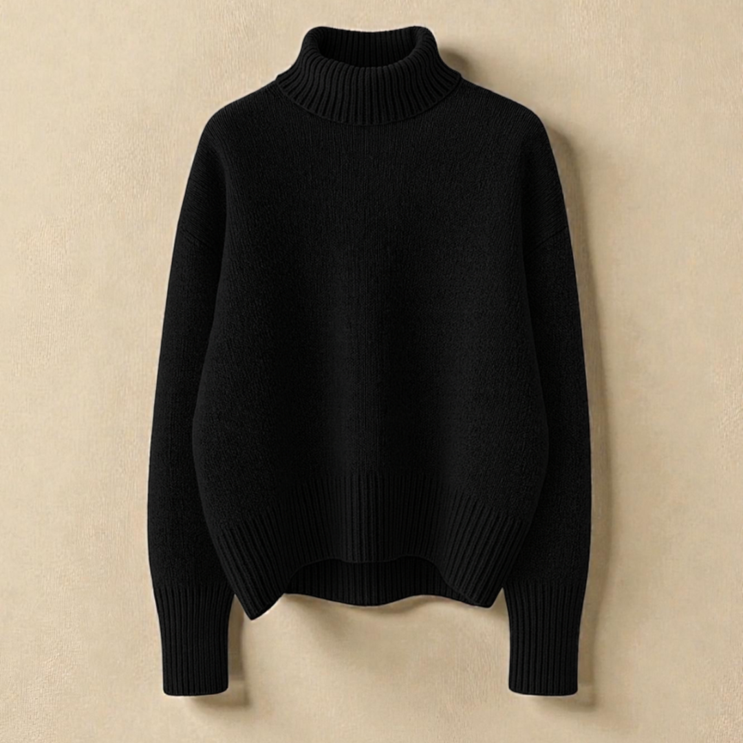 Ines™ Elegant Turtleneck Knit Jumper