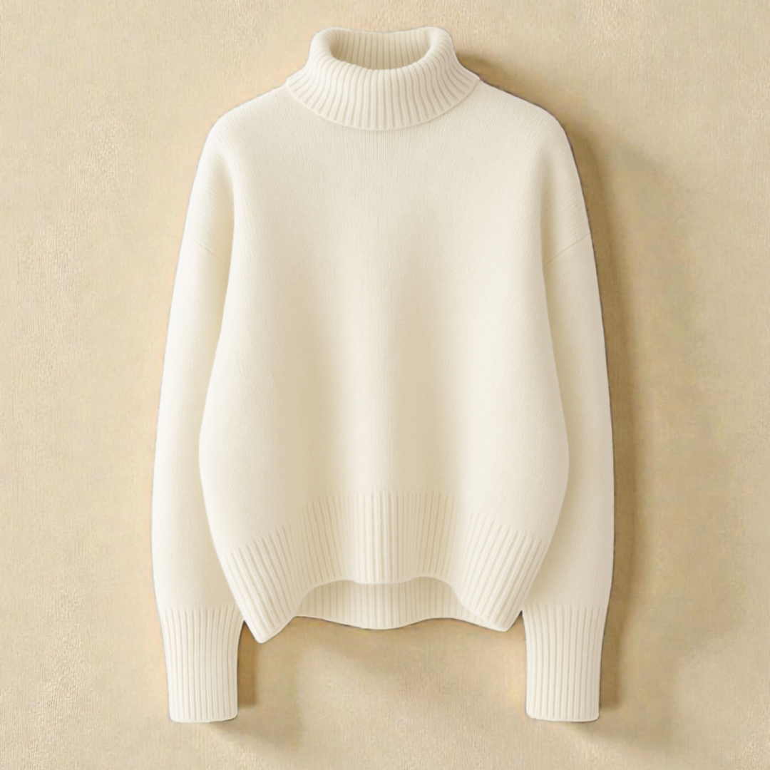 Ines™ Elegant Turtleneck Knit Jumper