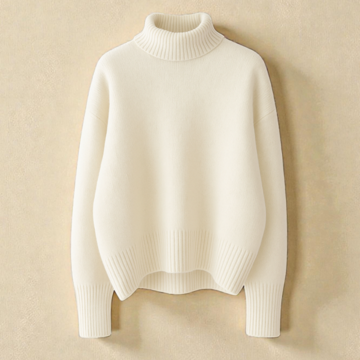 Ines™ Elegant Turtleneck Knit Jumper