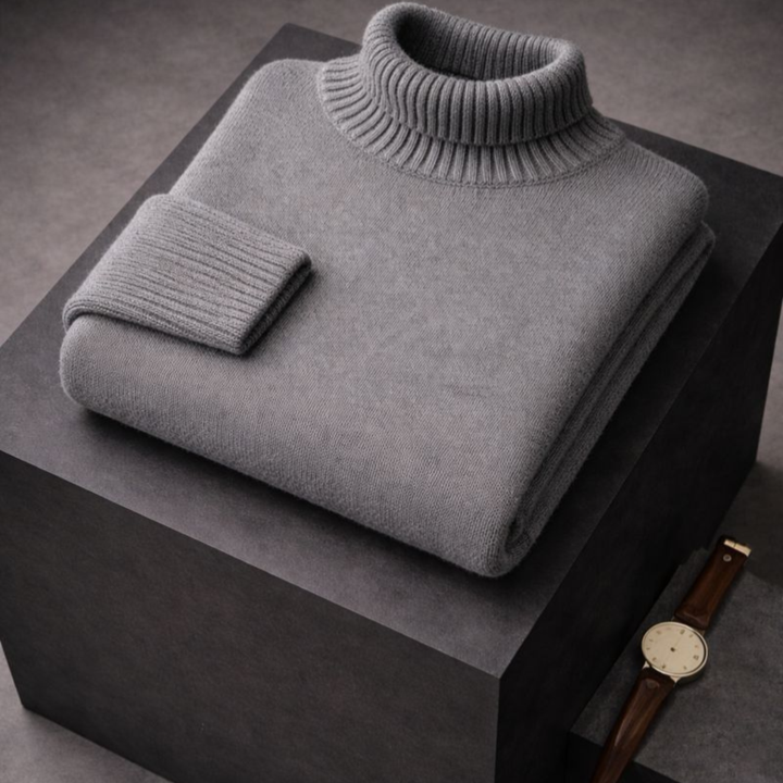 Ines™ Elegant Turtleneck Knit Jumper