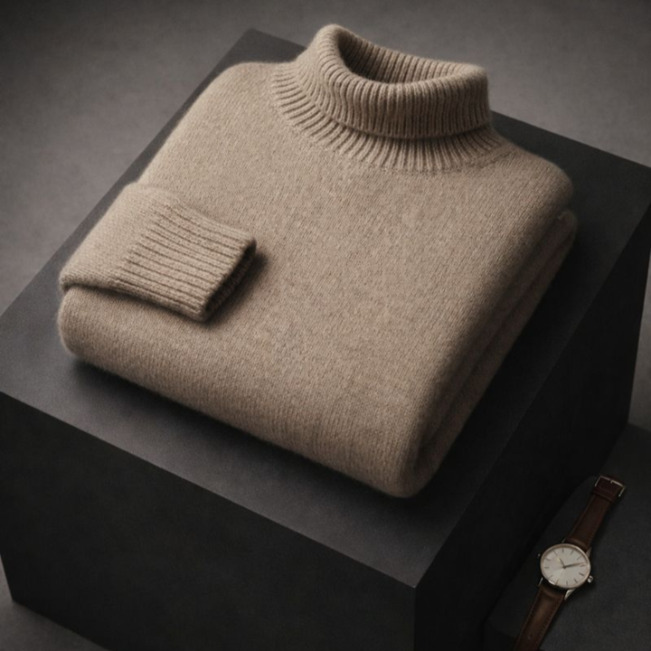 Ines™ Elegant Turtleneck Knit Jumper