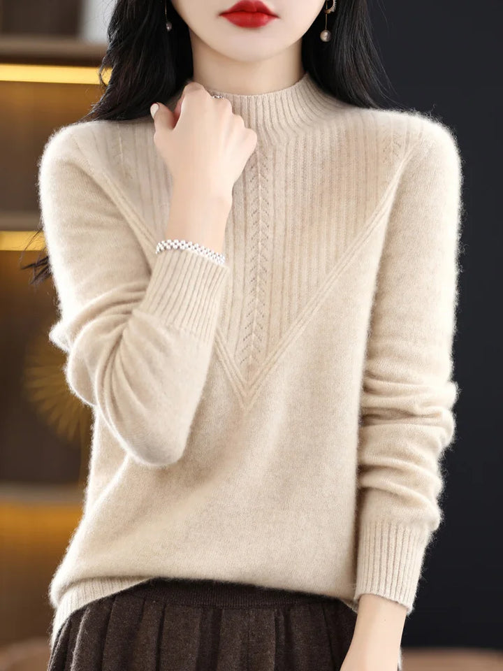 Liora™ Elegant Cashmere Knit Jumper