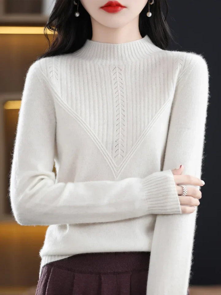 Liora™ Elegant Cashmere Knit Jumper