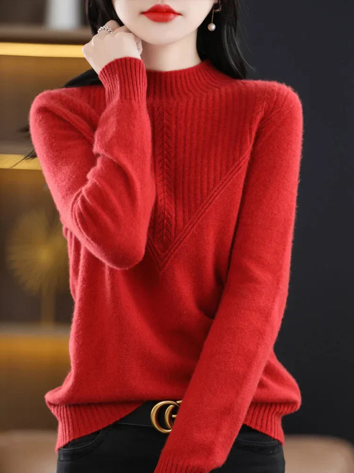 Liora™ Elegant Cashmere Knit Jumper