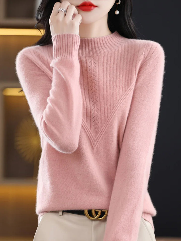 Liora™ Elegant Cashmere Knit Jumper