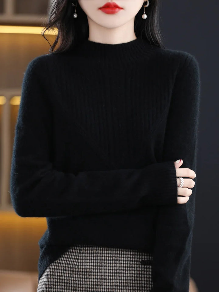 Liora™ Elegant Cashmere Knit Jumper
