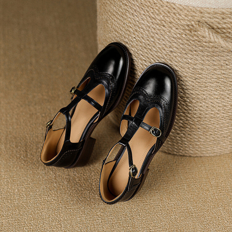 Lucienne™ Leather Mary Janes