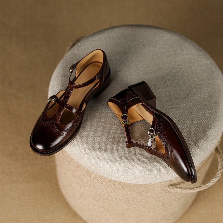 Lucienne™ Leather Mary Janes