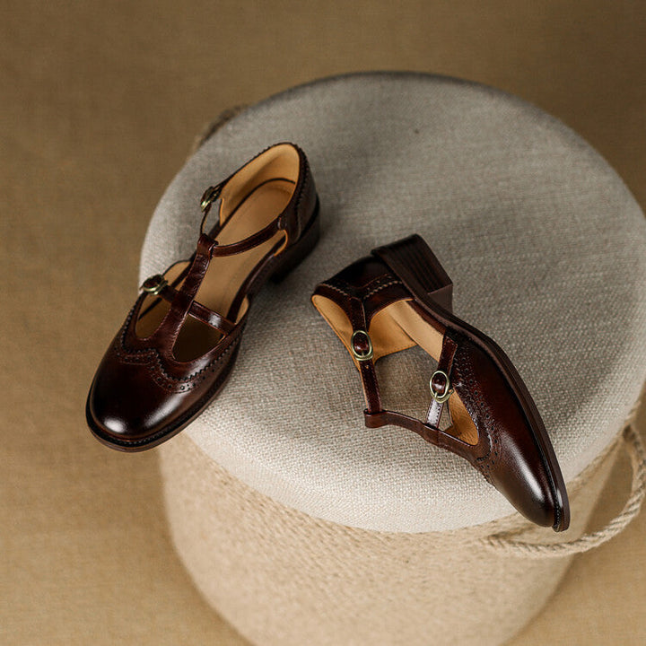 Lucienne™ Leather Mary Janes