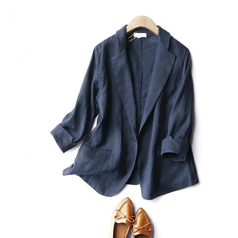 Audrey | Linen Blazer