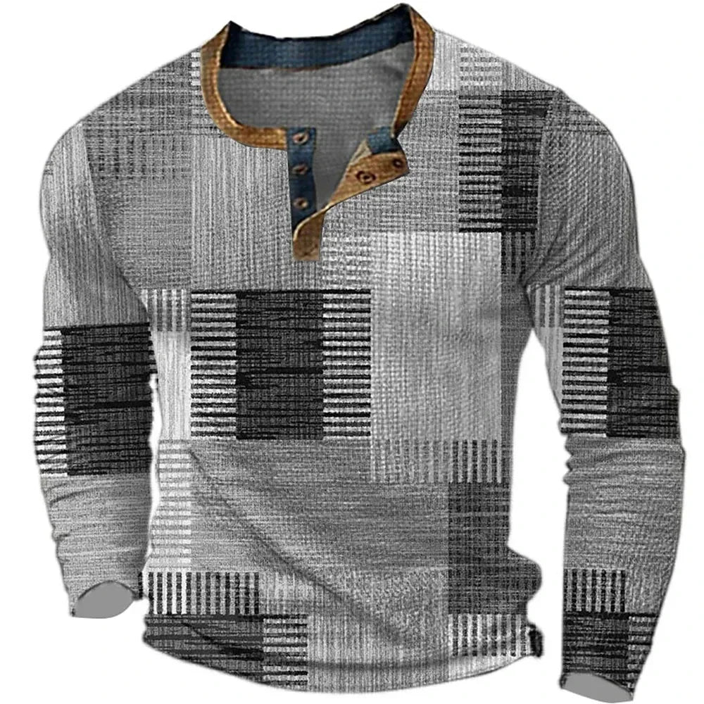 Corvani™ Colorful Long Sleeve Shirt for Men