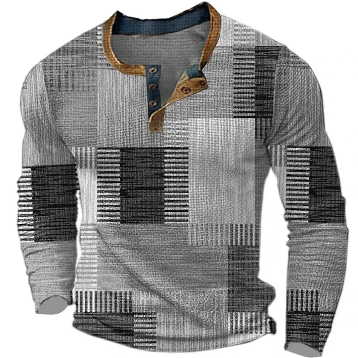 Corvani™ Colorful Long Sleeve Shirt for Men