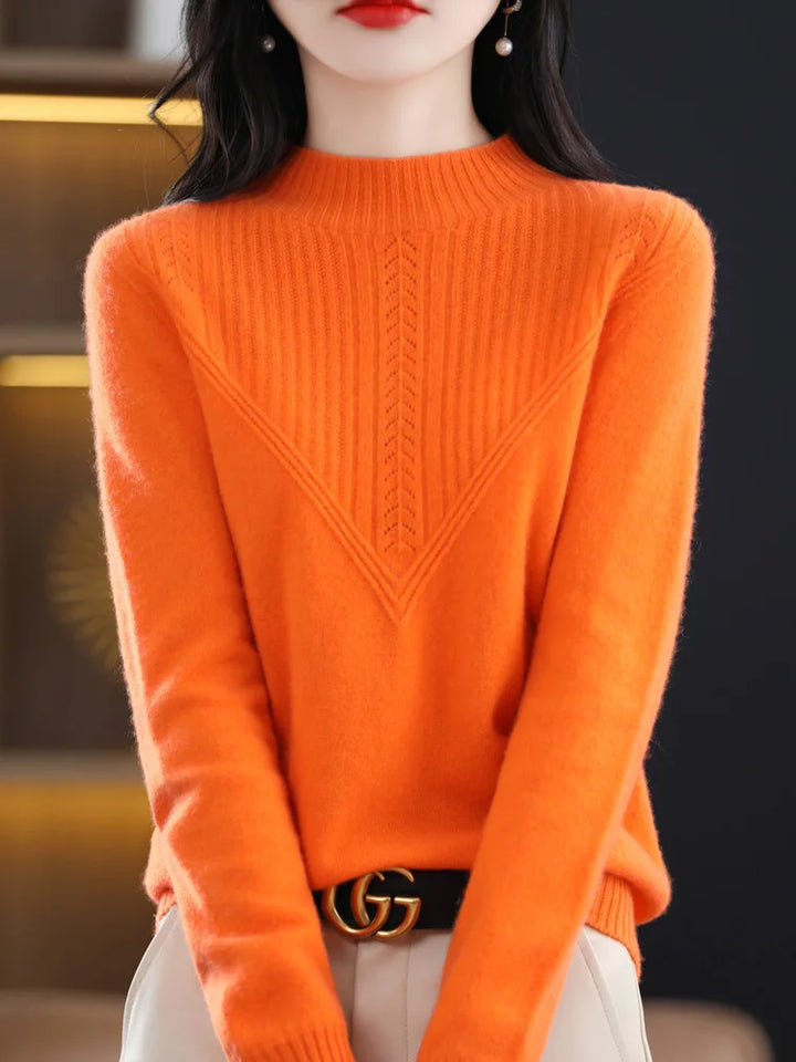 Liora™ Elegant Cashmere Knit Jumper