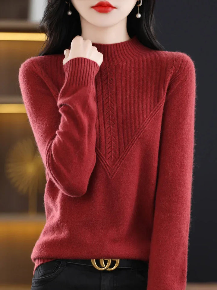 Liora™ Elegant Cashmere Knit Jumper
