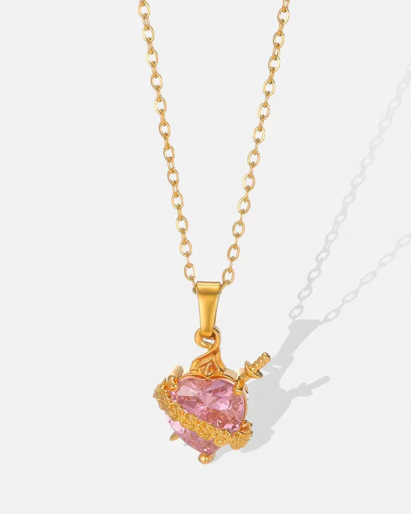 Pippa™ Immaculate Heart of Mary Necklace (Gold Plated)