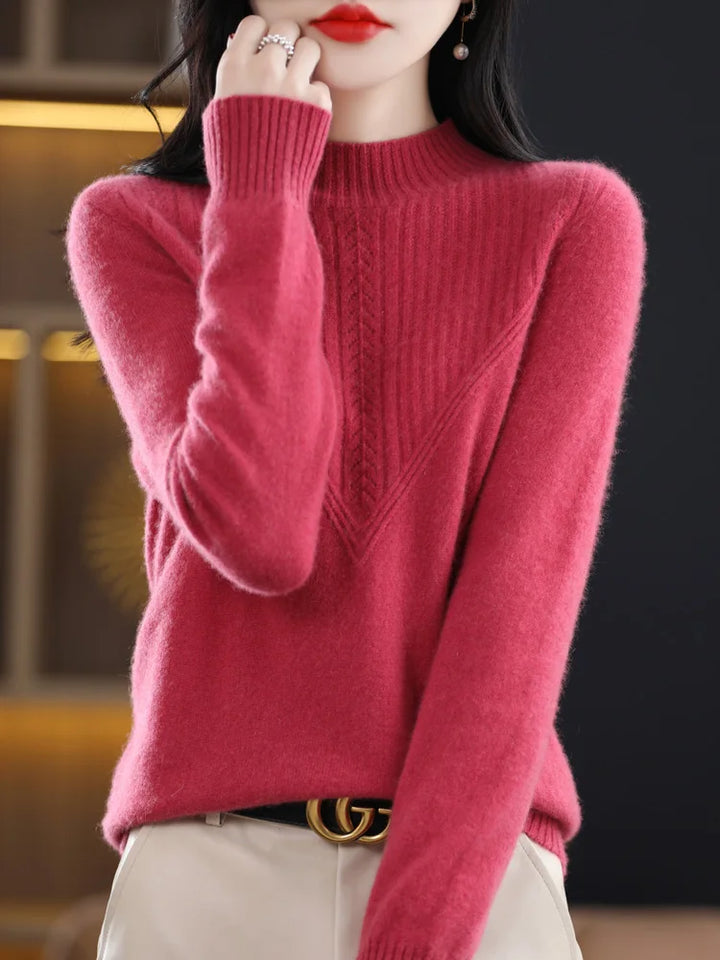 Liora™ Elegant Cashmere Knit Jumper