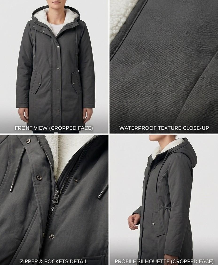 Amélie™ | Waterproof Long Parka | Final Edit