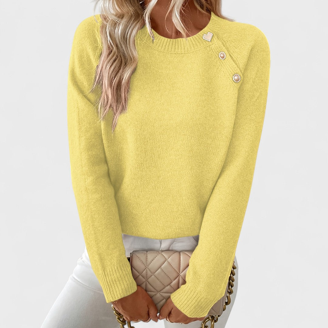 Roxanne™ Chic Asymmetrical Knit Jumper