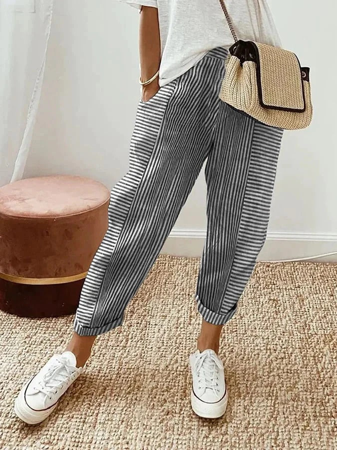 Lore™ Effortless Striped Trousers
