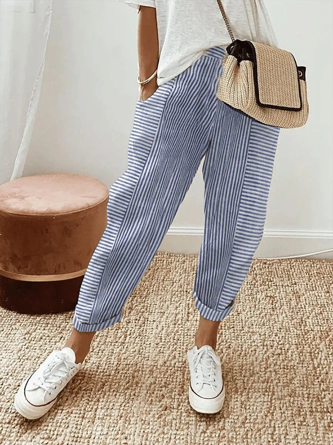 Lore™ Effortless Striped Trousers