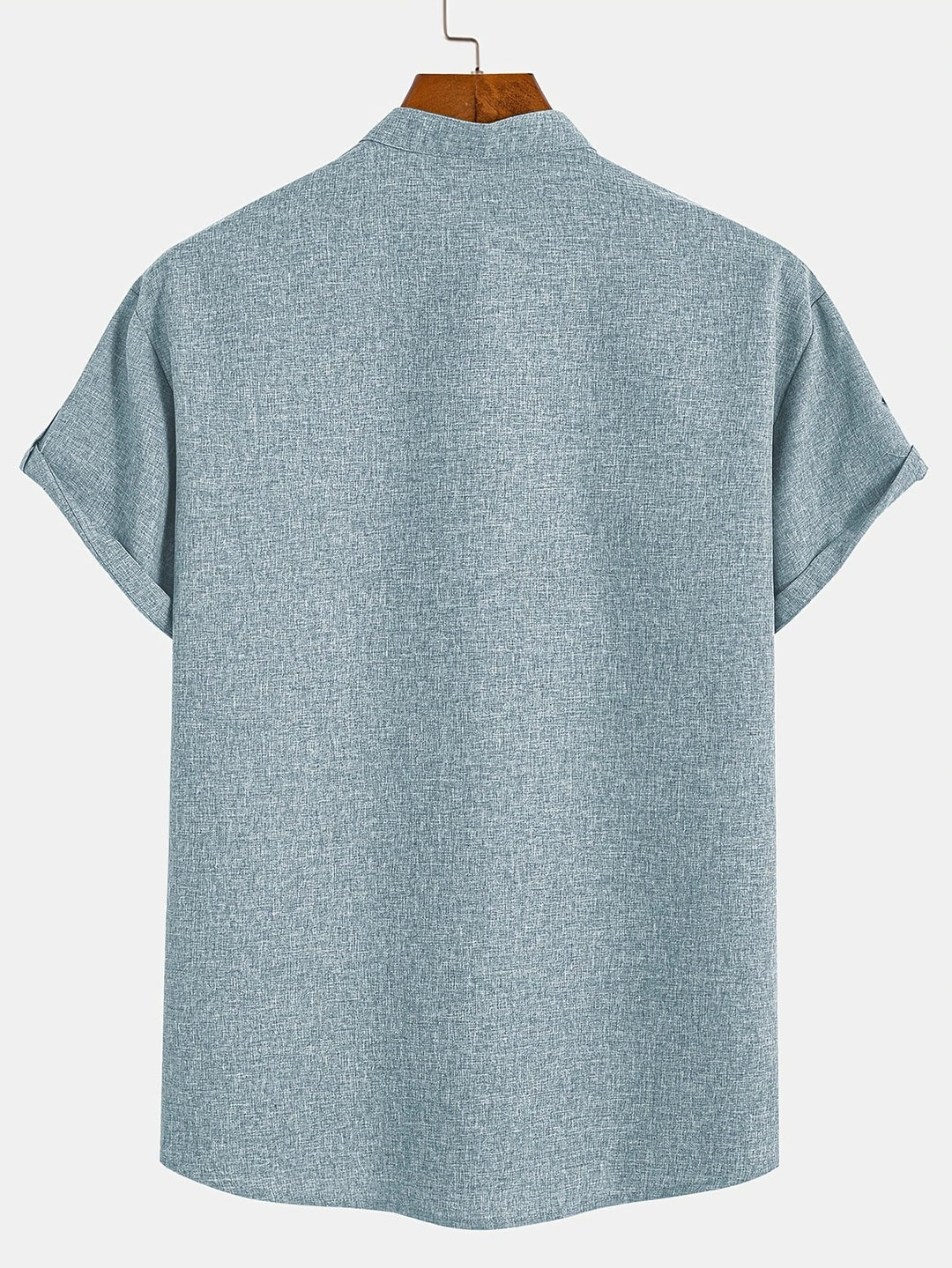 Hayes™ Elegant Short Sleeve High Collar Shirt