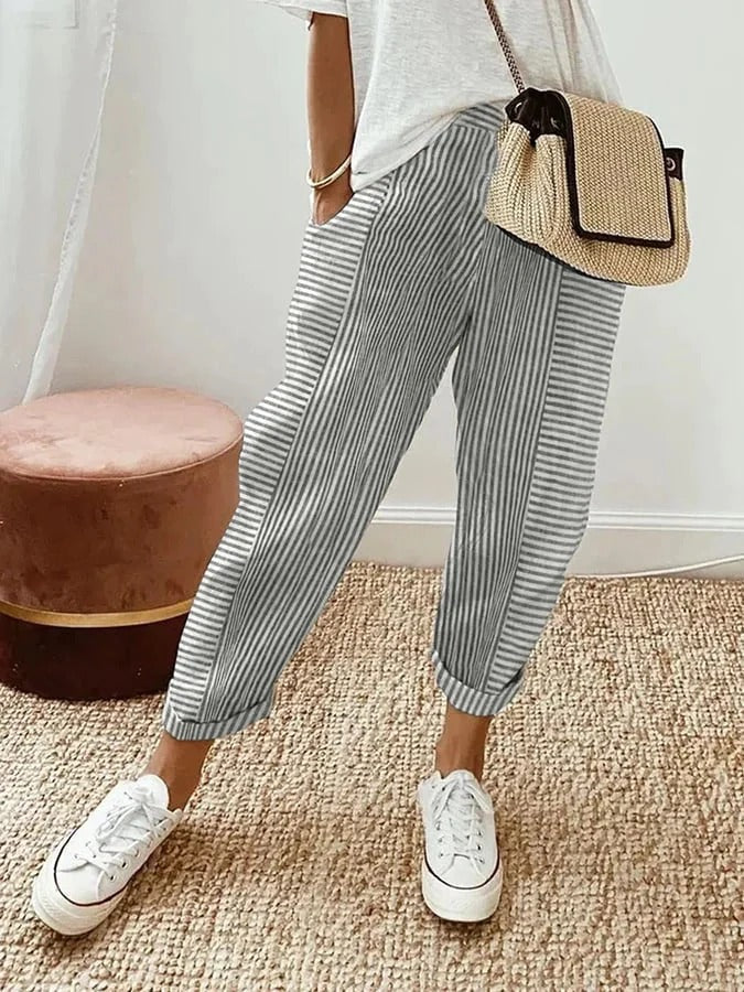 Lore™ Effortless Striped Trousers