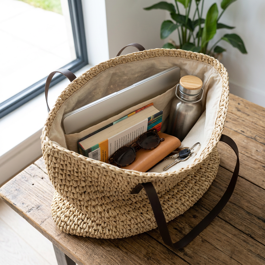 Olivia™ Woven Tote Bag