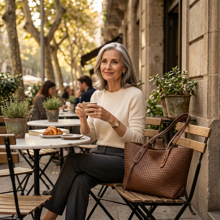 Valencia™ Elegant Woven Tote Bag