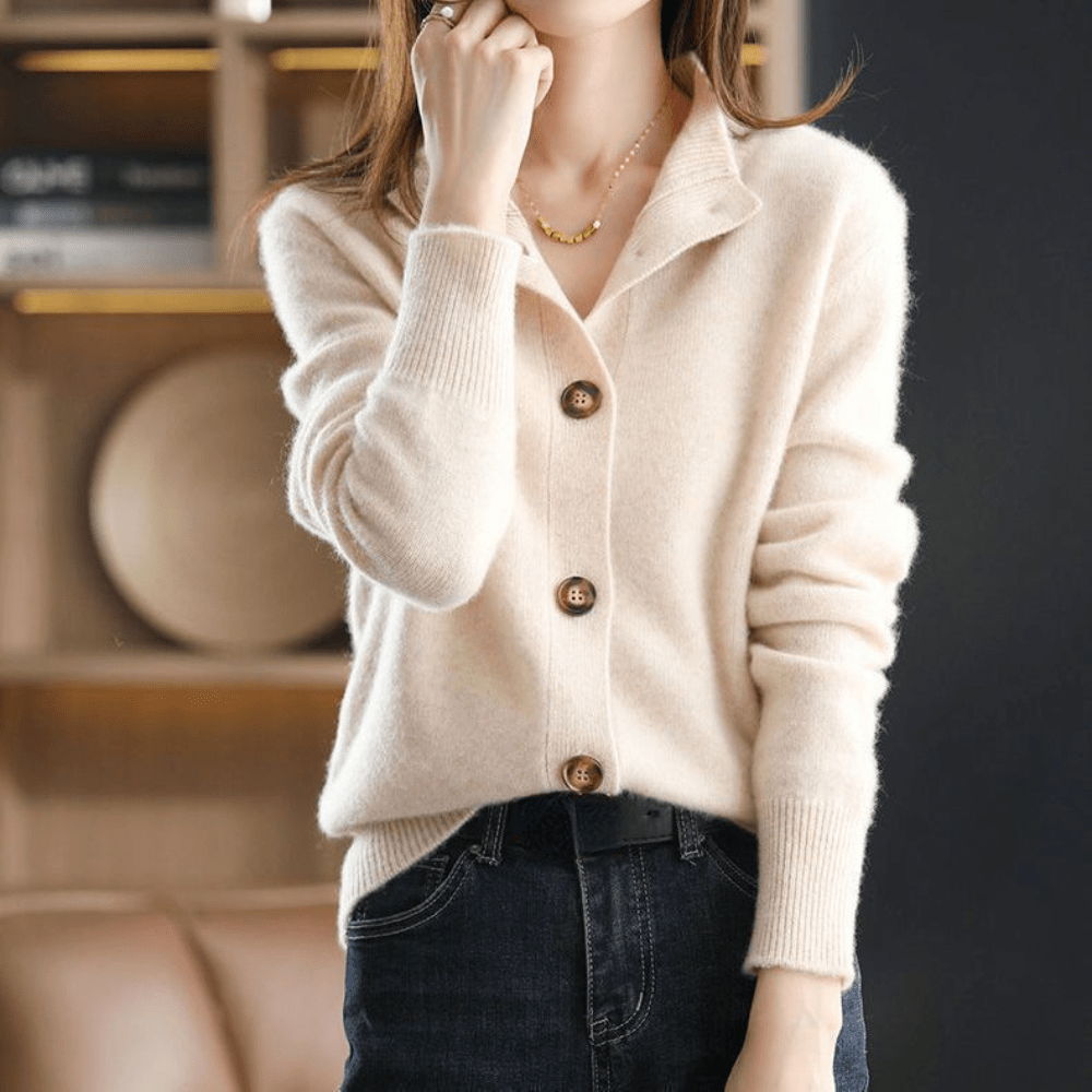 Annie™ Elegant Cashmere Cardigan